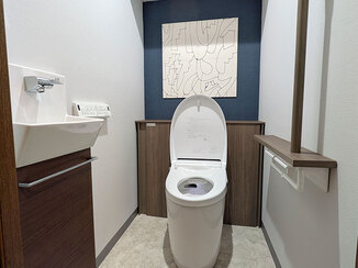 トイレリフォーム 使い勝手はもちろん、デザイン性にも優れた素敵なレストルーム